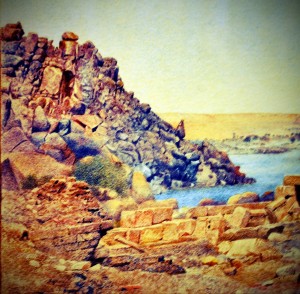 The Temple of Philae from the Outer Court